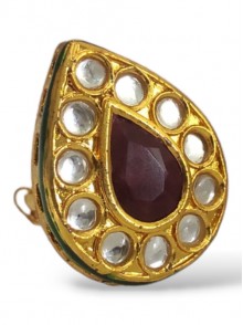 Kundan Finger Ring